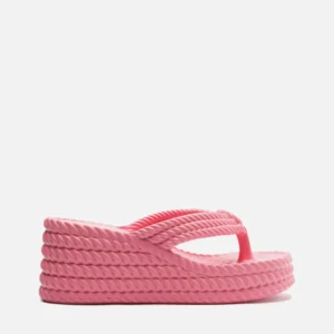 Tamanco Plataforma Rosa Marrocos Sun